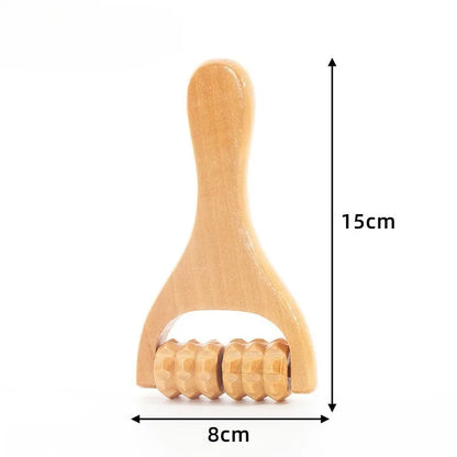 Wooden Face Massage Tools Set Kit Face Sculpting Tool Skin Care Facial Massager Cupping Contouring Facial Roller