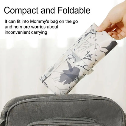 Soft Foldable Baby Changing Mat Portable Waterproof Diaper Changing Pad Durable Compact Newborn Diaper Changer Travel