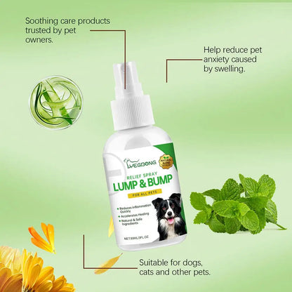 89ML Anti Itch Spray For Dogs Dogs Pets Relief Spray For Irritated Skin Dogs Pets Itching Skin Relief Safe Soothing Pet Allergy