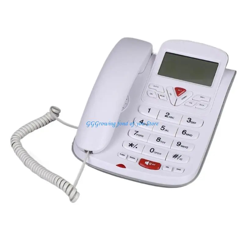 H9EB L-51 Corded Landline Phone Fixed Telephone for Hotel Room, Office Caller Display