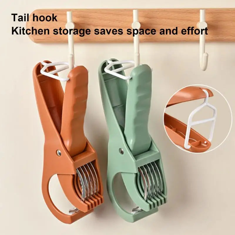 Salad Cutter Chopper Portable Manual Fruit Slicer Creative Vegetable Slicer Kitchen Gadgets Chopping Tool Press Banana Slicer