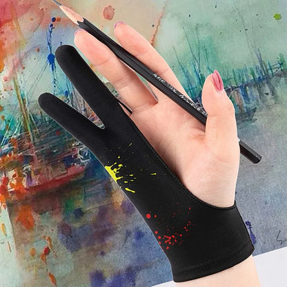 Tablet Gloves Drawing Gloves Left Hand Drawing Glove Paint Digital Graphic Tablet Glove for Drawing Glove
