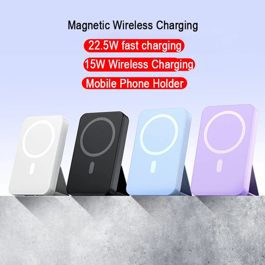 Magnetic Power Bank 20000mAh Magsafe 15W Wireless Charger Portable Auxiliary Battery 22.5W fast charging powerbank for all phone