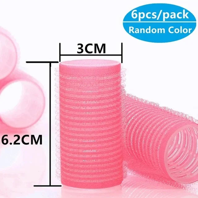 Hair Rollers Self Grip Hook Hair Curlers Heatless Hairs Roller Salon Hairs Dressing Curlers Jumbo Size Sticky Hair Styling Tools