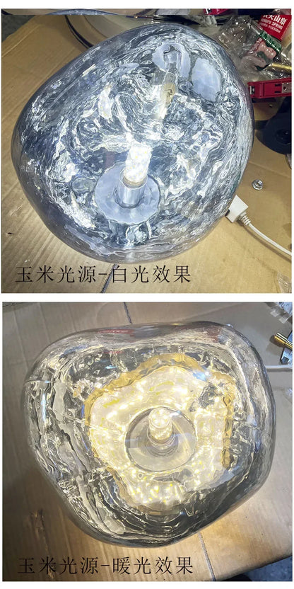 Lava Wall Lamp Glass Background Wall Decorative Nordic Living Room Lamp Bedroom Bedside Lamp Staircase Bar