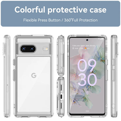 For Cover Google Pixel 7 Case Google Pixel 7 Capas Shockproof Bumper Multicolour Clear Transparent For Fundas Google Pixel 7 Pro
