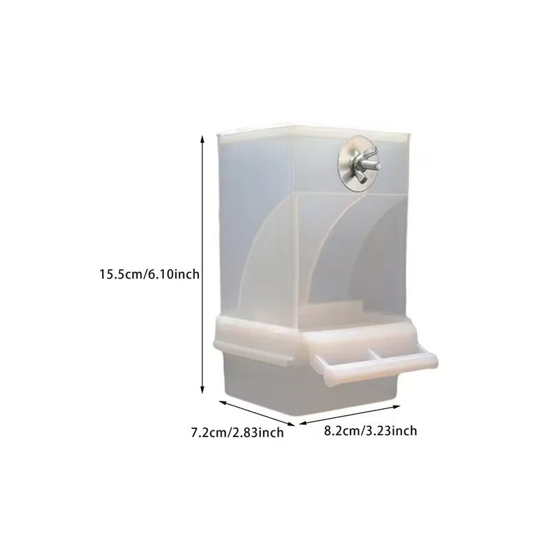 Parrot Bird FeederSpill-proof Automatic DispenserSplash-proof Outside FeederBird FeederTiger PeonyPhoenixBird Supplies