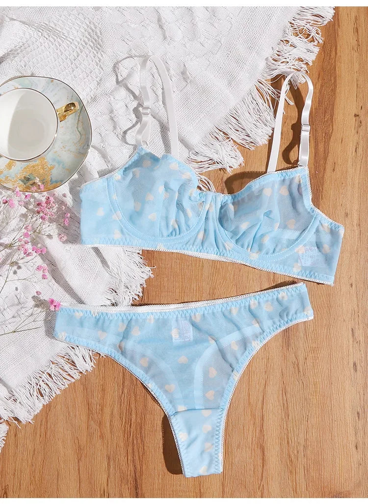 Female Lingerie Sexy Lingerie for Women Body Shorts Push-up Bra Fancy Woman Underwear Transparent Intimate Lingerie Set