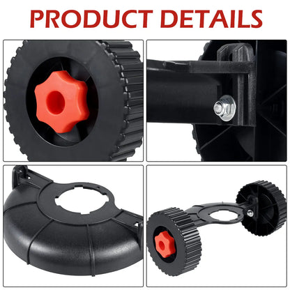 Lawn Mower Accessories Lawn Mower Auxiliary Wheel Support Wheel Adjustable Removable Lawn Mower Head Attachment