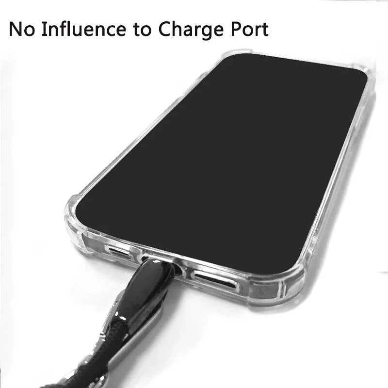 150cm Universal Adjustable Phone Lanyard Strap Mobile Phone Hanging Rope Neck Straps Anti-lost Lanyards Cell Phone Accessories