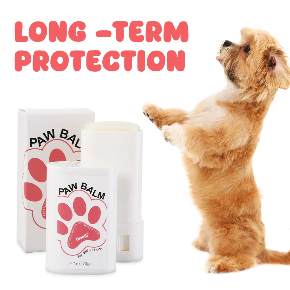 Paw Repair Balm for Dogs Cats Anti Cracking Moisturizing Fast Acting Paw Protection Natural Moisturizing Anti Cracking Formula