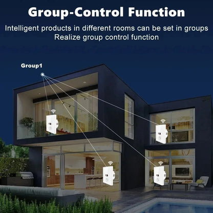 WiFi Infrared Sensor Wall Smart Switch Non-Contact Power Turn On The Light Power On Off Lamp With eWelik Salute Alexa Alice