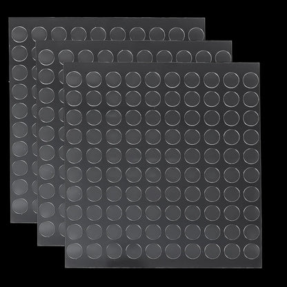 1000pcs Double Sided Gel Glue Pads DIY Removable Sticky Patch No Trace Wall Hanging Crafts Clear Round Square Self Adhesive Dots