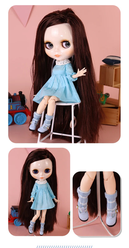 ICY DBS Blyth Doll Combo Clothes Shoes Hand Set Included Children Toy Gift 1/6 BJD Ob24 Anime Girl Azone M
