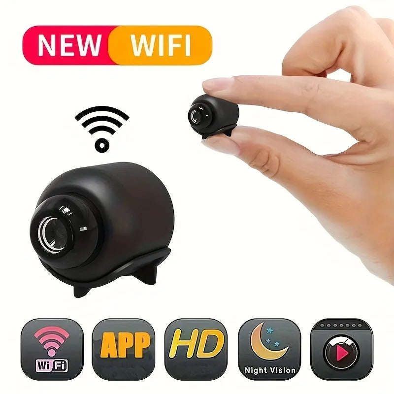 Smart Home Security Camera Small CCTV Night Vision Motion Detection Alarm Monitor Remote Wireless Camcorder Video Surveillance