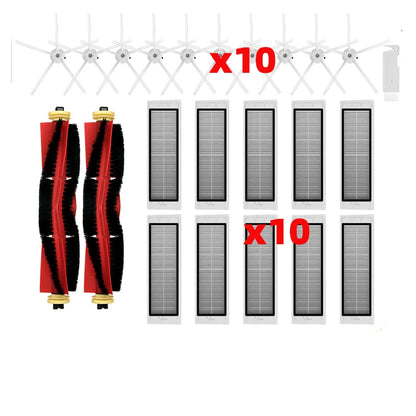 Compatible For Roborock S5 Max / S50 / S502 / S55 / S6 Pure / E4 Robot Vacuums Brush Filter Mop Part