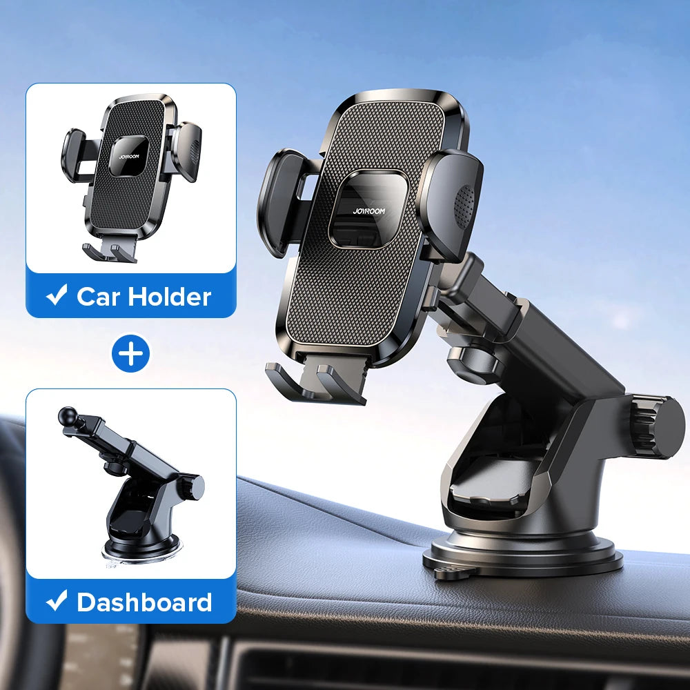 Dashboard Car Phone Holder【360° Widest View】9in Flexible Long Arm, Universal Handsfree Auto Windshield Air Vent Phone Mount 2025