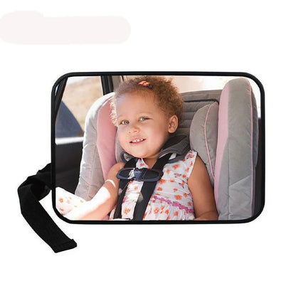 Adjustable Car Rear Seat View Mirror Cartoon Wide View Baby Safety Facing Seat Mirror Universal Shatterproof Car Kids Monitor