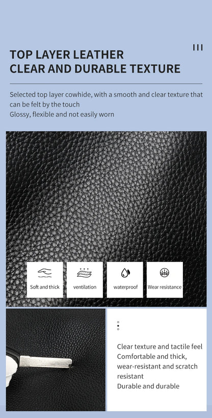 Man`s Fingerprint Lock Handbag Security Wallet