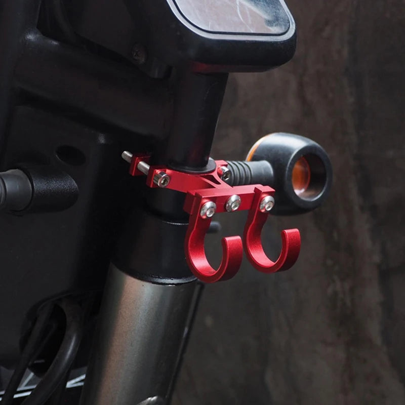 Motorcycle Handlebar Storage Hook Moto Scooter Luggage Bag Hanger Helmet Claw Alloy Hooks Electric Bicycle Tote Bag Holder