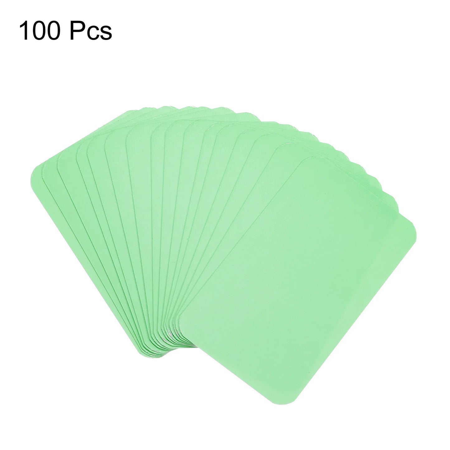 100Pcs 90x54x0.3mm Kraft Paper Card Blank Business Card Message Note Thank You Card Writing Card Label Bookmark Learning Card