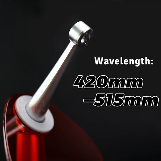 Dental 1 Second Curing Light LED Lamp With Two Intensity Angle Adjustable Utra Long Wavelength Flexible Rotation Design