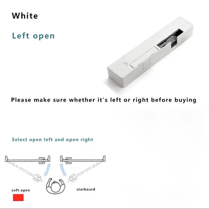 Door Buffer Damper Hydraulic Door Closer Wooden Door External Door Opening Household Silent Automatic Closing Anti-pinching