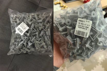 50/100Pcs Expansion Drywall Anchor Kit With Screws Self Drilling Wall Home Pierced Special For Nylon Plastic Gypsum Board 앙카