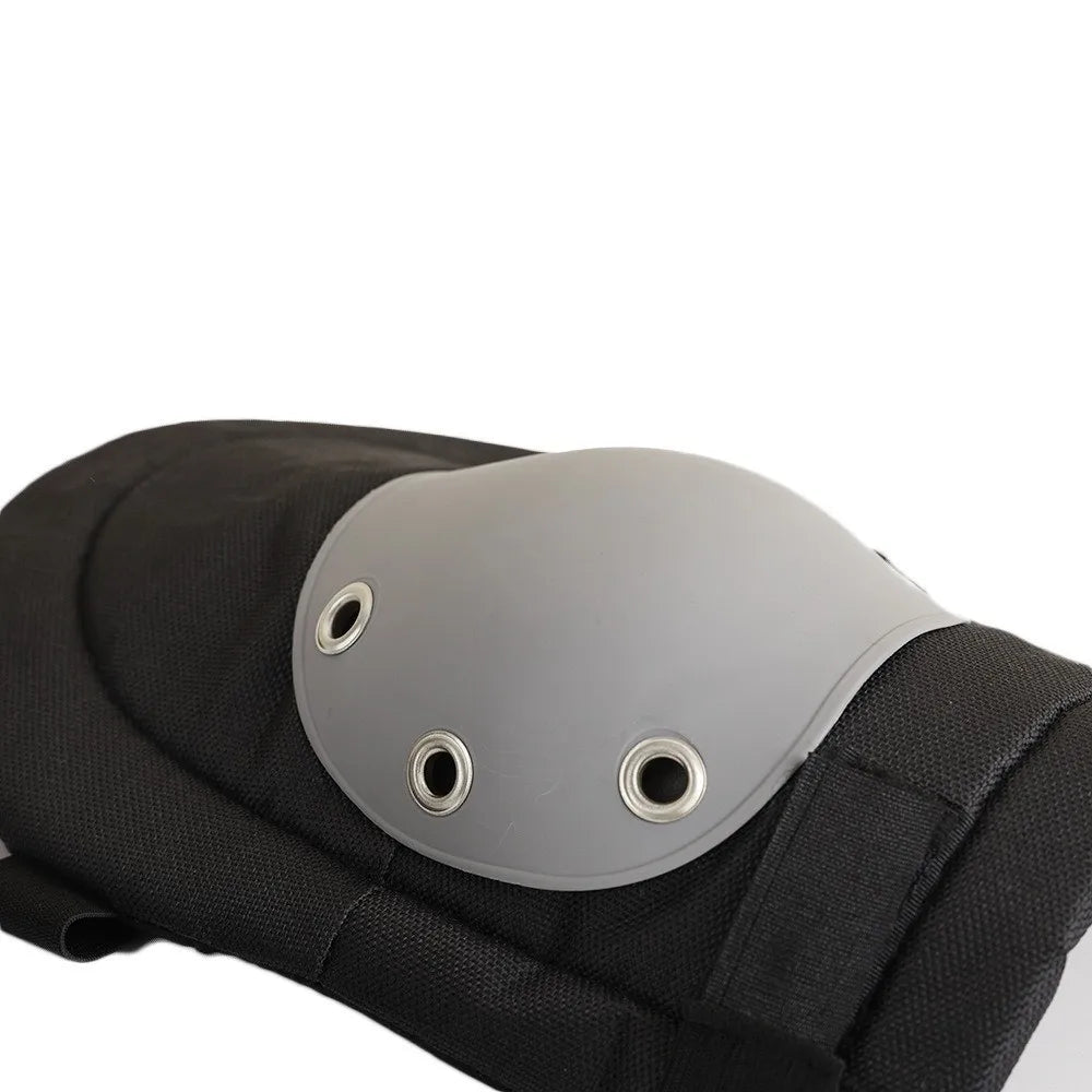 Practical Soft Work Knee Pads Protective Padding Black Professional Knee Pads Adjustable Straps Protective Knee Pads Hiking