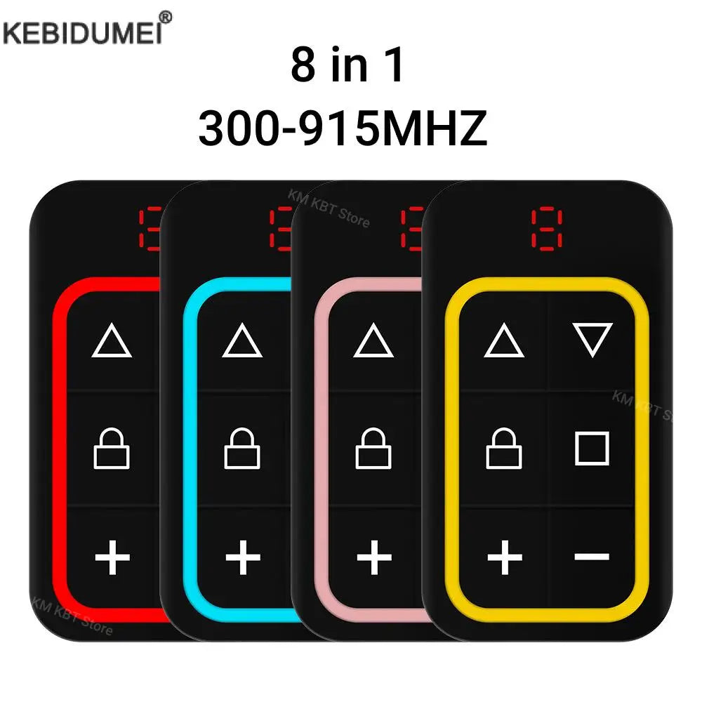 Garage Door Opener Duplicator 300MHz-915MHz Rechargeable Remote Control Multi-Frequency Code Grabber Clone Gate Remote Control