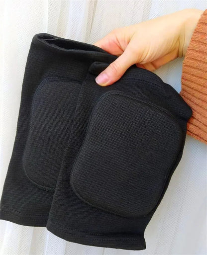 1Pair Knee Pads Fitness Dance Training Knee Protector Elastic Thickened Sponge Women Knee Brace Support For Arthritis Relief