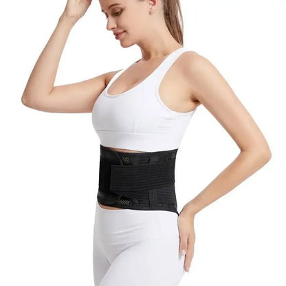 Back Brace Breathable Lumbar Support Belt Adjustable Straps Back Belt Lower Back Waist Brace for Lower Back Relief Sciatica