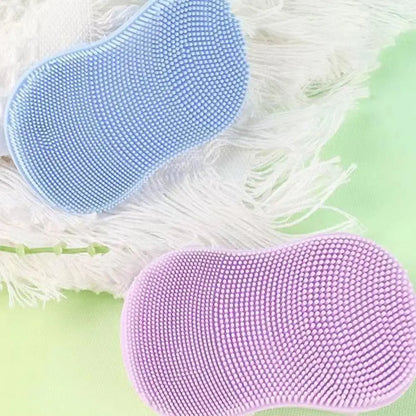 Facial Silicone Facial Cleansing Brush Handheld  Facial Deep Cleansing  Exfoliator Blackhead Pore Cleaner Skin Care TooL