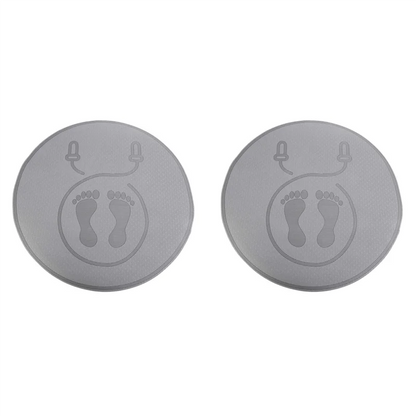 Y67A-2X Jump Rope Mat Shock Absorption And Sound Insulation Household Mute Mat Indoor Outdoor Fitness Sports Yoga Mat,Black