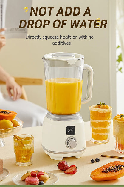 Portable Blender Cup 600ML Mini Juicer Mixer/3000mAh USB Rechargeable/10-Blade Powerful Motor For Smoothies/Vegetables
