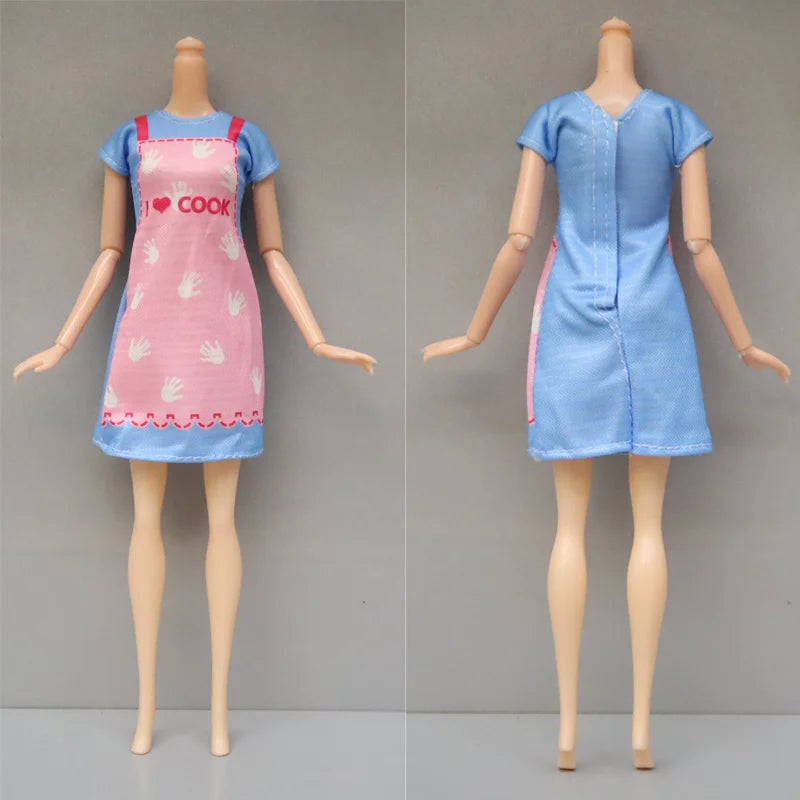 28pcs Fashion Dolls Accessories =1 Gown +3 Dress +2 Suit +2 Swimsuit +3 Glasses +10 Shoes +7 Hanger Clothes for 11.5'' Doll Toys