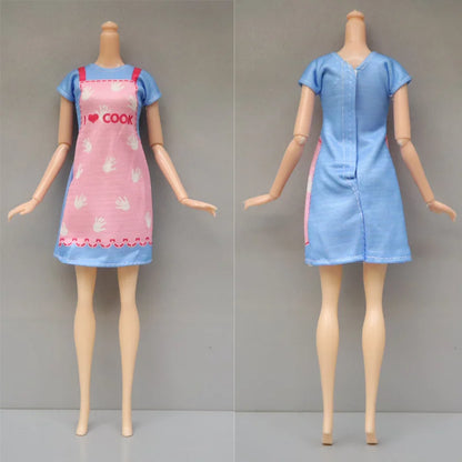 28pcs Fashion Dolls Accessories =1 Gown +3 Dress +2 Suit +2 Swimsuit +3 Glasses +10 Shoes +7 Hanger Clothes for 11.5'' Doll Toys