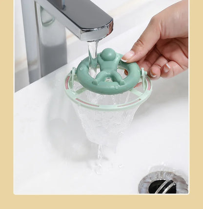 Reusable Cleaning Ball with 20Pcs Filter Screen Dirty Washing Machine Hair Filter Magic Laundry Ball Lint Hair Removal Catcher