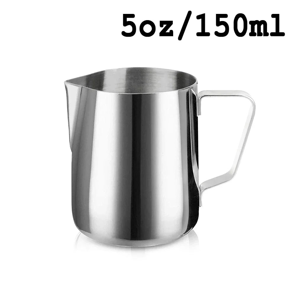 Coffee Latte Milk Frothing Jug Milk Frother Pitcher Stainless Steel Jug Espresso Barista Pitcher Milk Pot Coffee Accessories