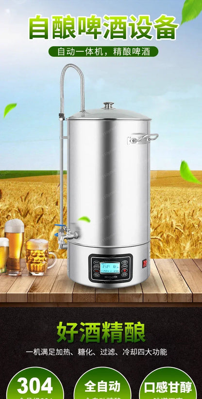 304 Stainless Steel, Craft Beer Machine, Home Brewing Equipment, Commercial Automatic
