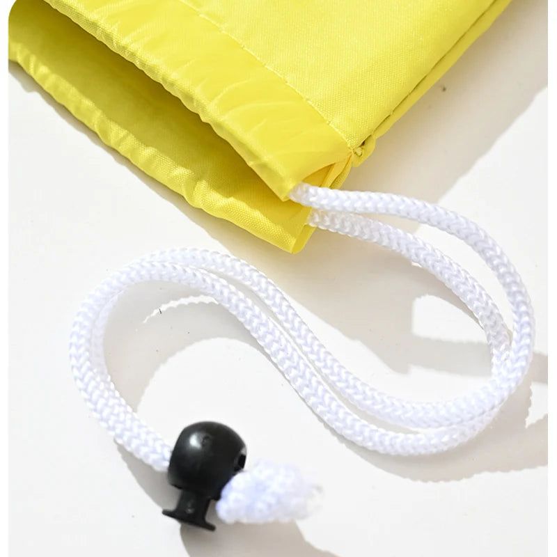 Fruit Vegetables Storage Bag Reusable Drawstring Food Storage Bags Fresh-keeping Pouch Bag for Picnic Outdoor Activities