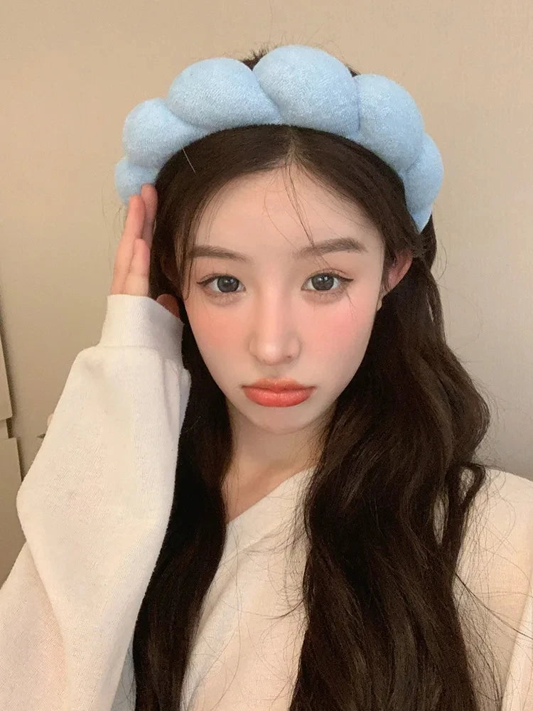 Spa Headband & Wristband for Face Wash 1 Set of skincare headband for face wash, facial mask and skincare