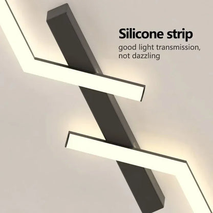 Modern LED Ceiling Light 60/80/100/120CM Living Dining Room Bedroom Lamps Lanterns Scandinavian Simple Lines Ceiling Lighting