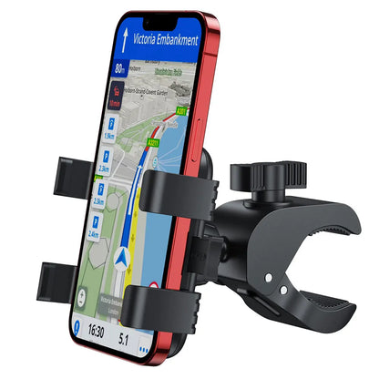 Universal Mobile Phone Clamp for Stroller Phone Holder, Shopping Cart Phone Holder, Golf Cart Phone Holder, Bike Phone Mount