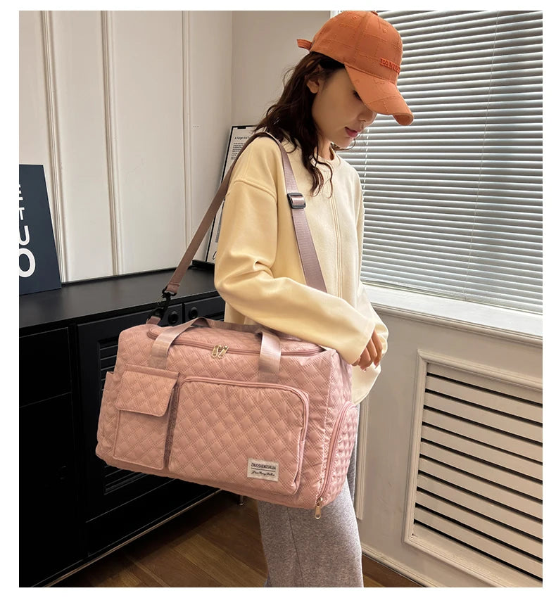 Fashion Travel Bag Handbags Large Capacity Carry On Luggage Bags Men Women Shoulder Outdoor Tote Waterproof Sport Gym Bag