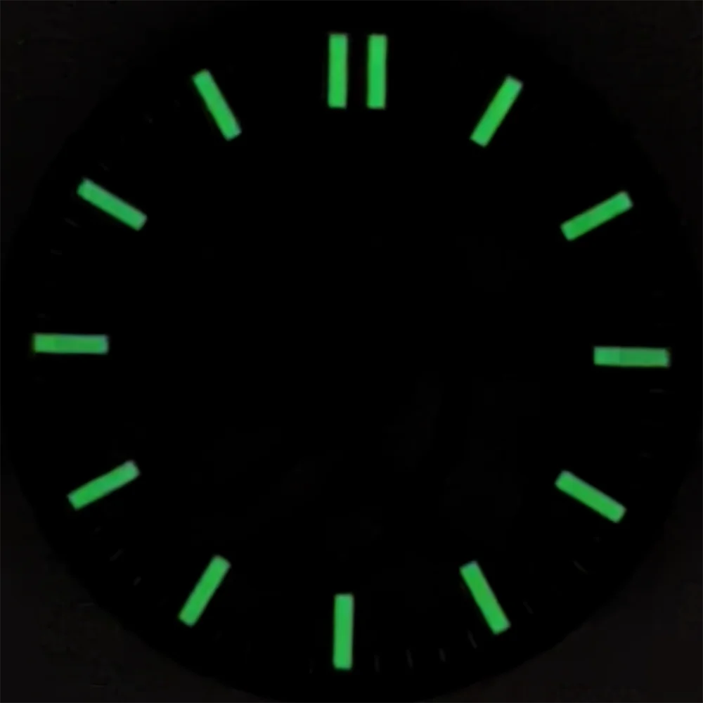 NH70 NH72 29mm black white green blue Hollowing Out Watch Dial and Hand Set green luminous Fit  NH70 NH72  Movt