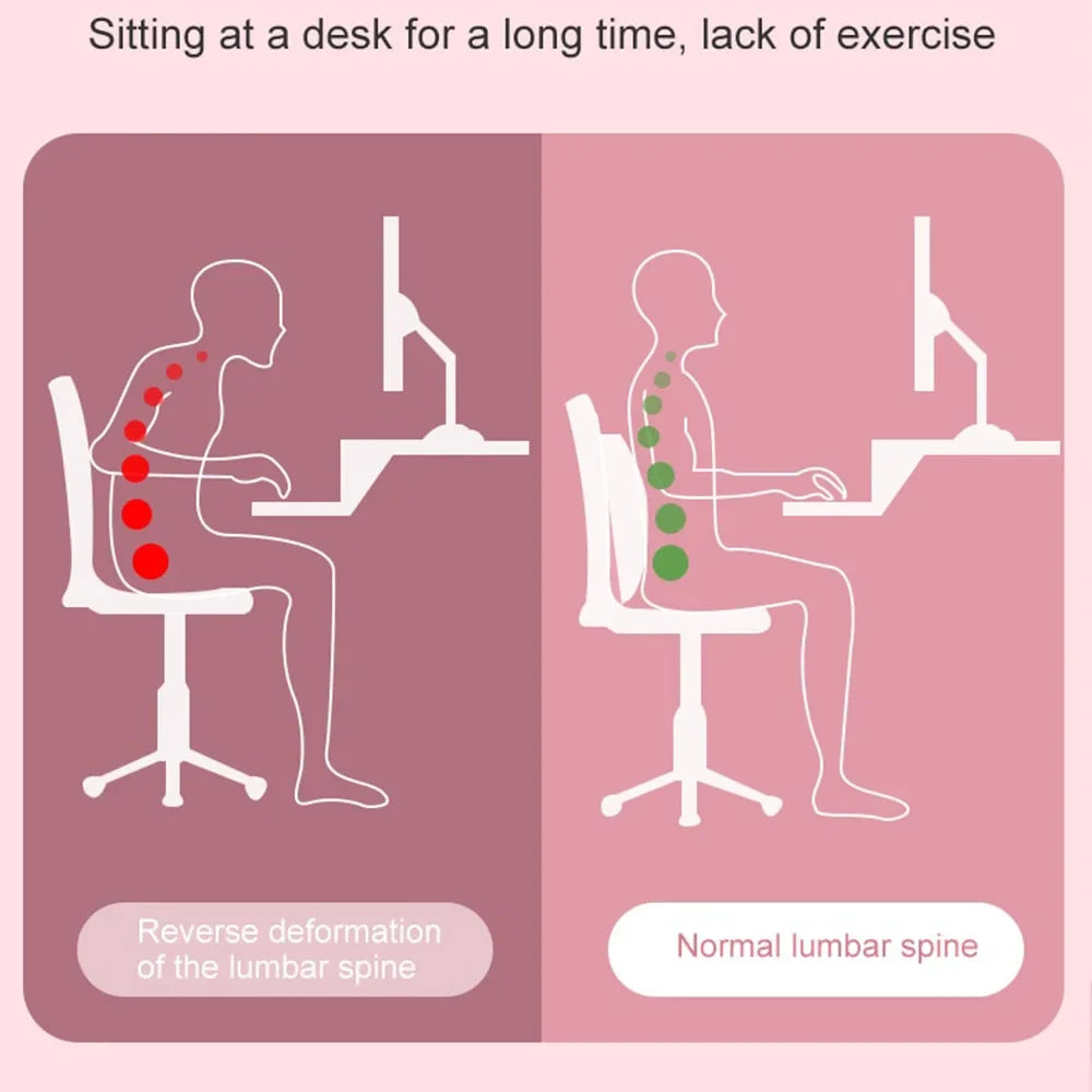 Neck & Back Stretcher Back Neck Cracker for Lower Back Pain Relief Refresh Back Stretcher Waist Relaxation Yoga Stretcher