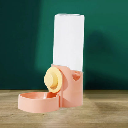 Automatic Pet Feeder Cage Hanging Bowl Water Bottle Food Container Dispenser For Puppy Cats Rabbit Birds Pet Feeding Product