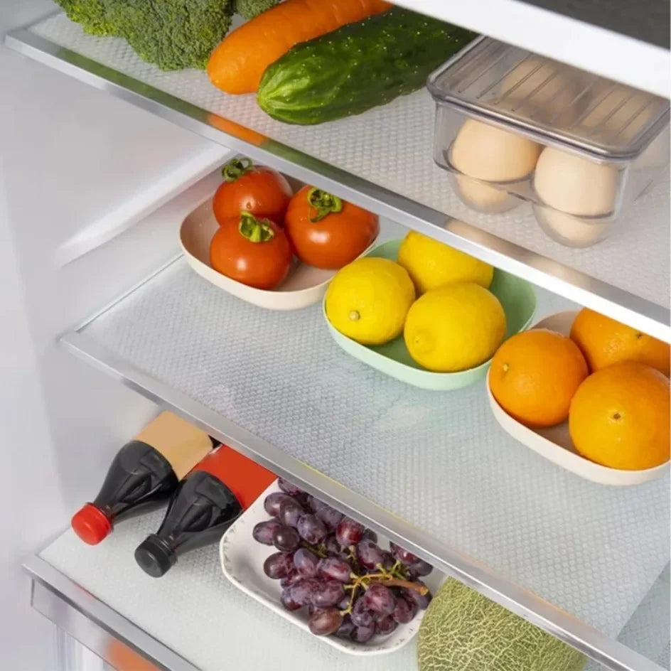 Waterproof Non-Slip Drawer Liners Shelf Mats Oil-Proof Cabinet Cover Placemats Washable Table Pads for Kitchen Organization