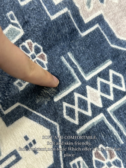 VIKAMA Flower Floor Mats Half Circle Printed Floor Mats Entryway Floor Mats Bathroom Door Mats Dirty Resistant Floor Mats